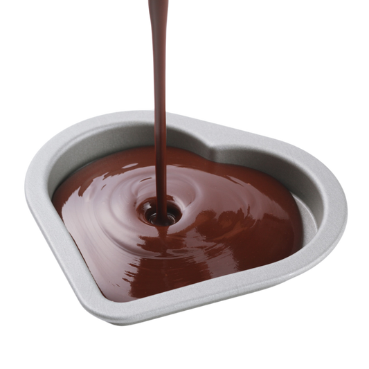8" Heart Shaped Chocolate Cake